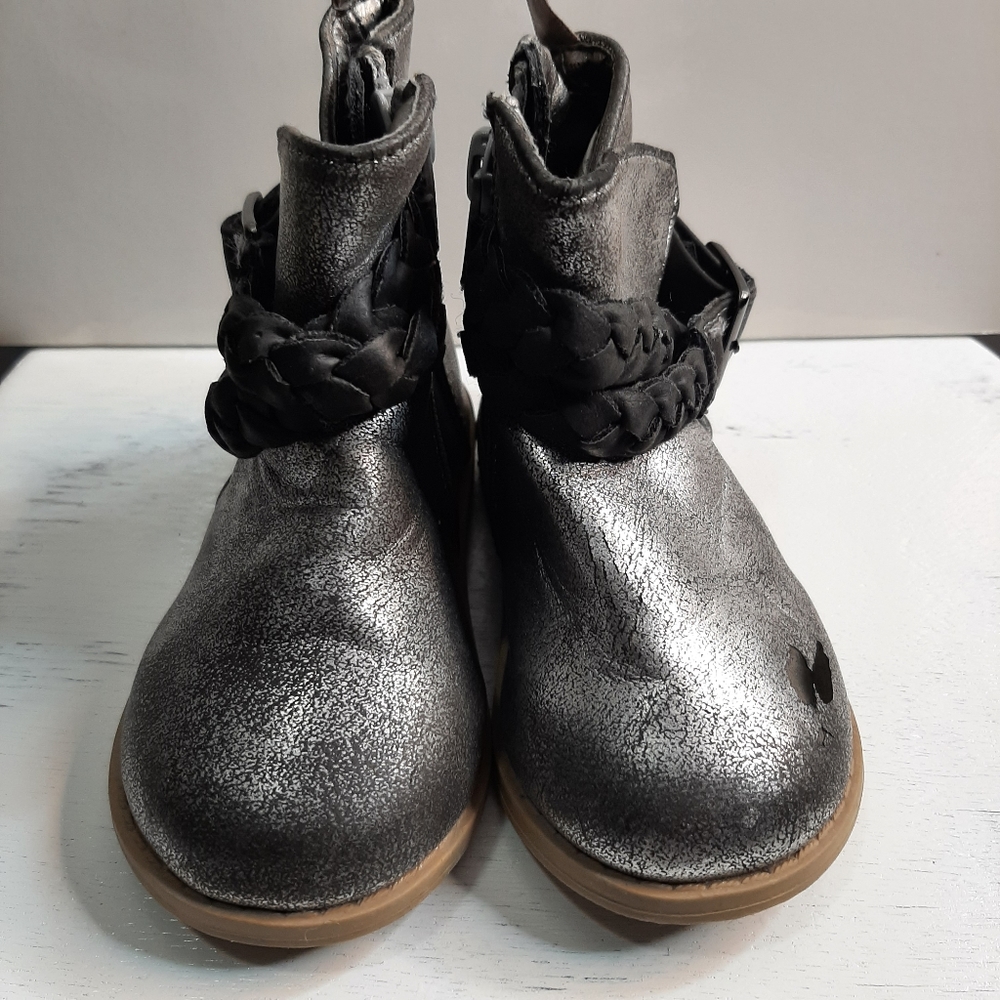 Black Jack Silver Boots 5